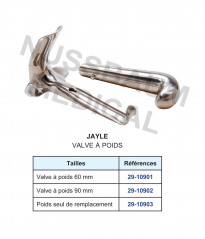 Valve à poids de Jayle distribuée par Nussbaum Médical