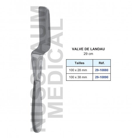 Valve de Landau distribuée par Nussbaum Médical
