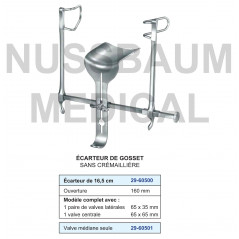 Ecarteur Gosset sans cémaillère distribué par Nussbaum Médical