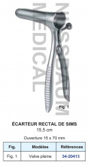 Ecarteur rectal de Sims