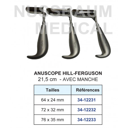 Anuscope de Hill-Ferguson distribué par Nussbaum Médical