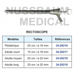 Rectoscope distribué par Nussbaum Médical