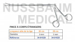 Pince à corps étrangers