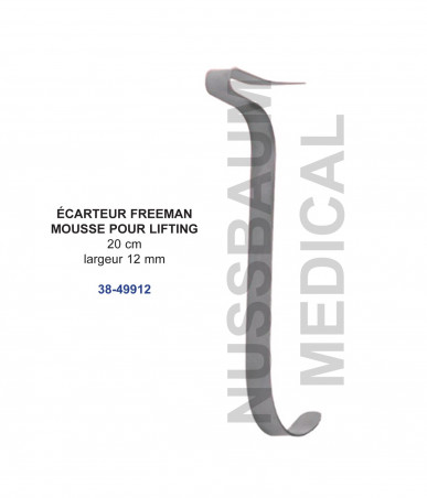 Ecarteur Freeman mousse 20 cm pour lifting distribué par Nussbaum Médical