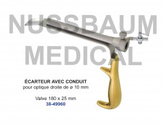 Ecarteur avec Conduit pour Optique Droite