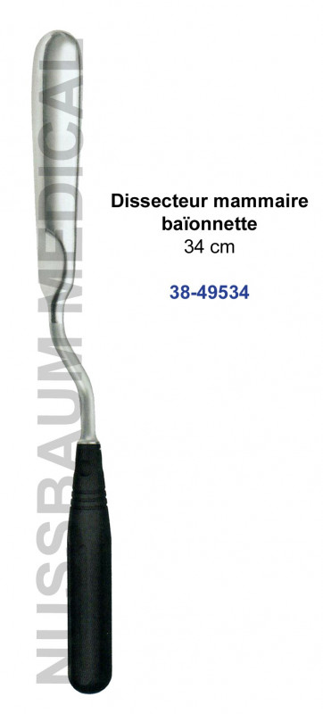 Dissecteur mammaire baïonnette Dissecteur mammaire baïonnette