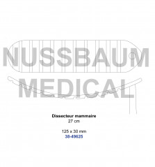 Dissecteur mammaire 27 cm distribué par Nussbaum Médical