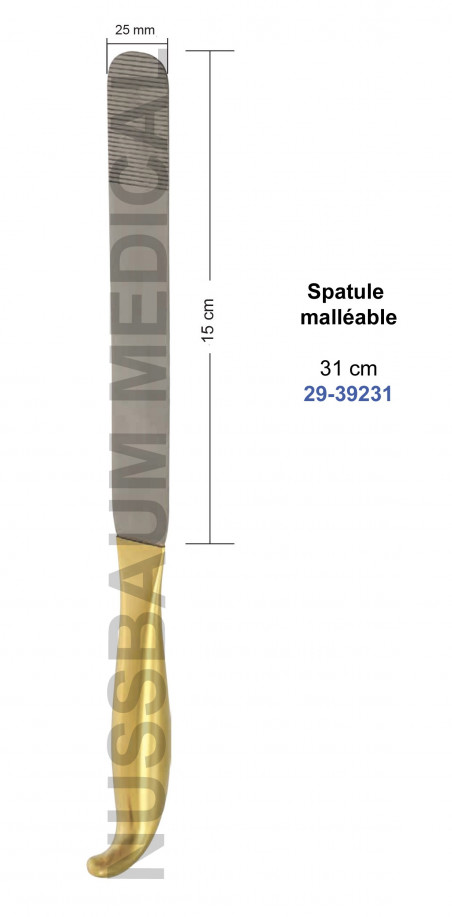 Spatule malléable 31 cm distribuée par Nussbaum Médical