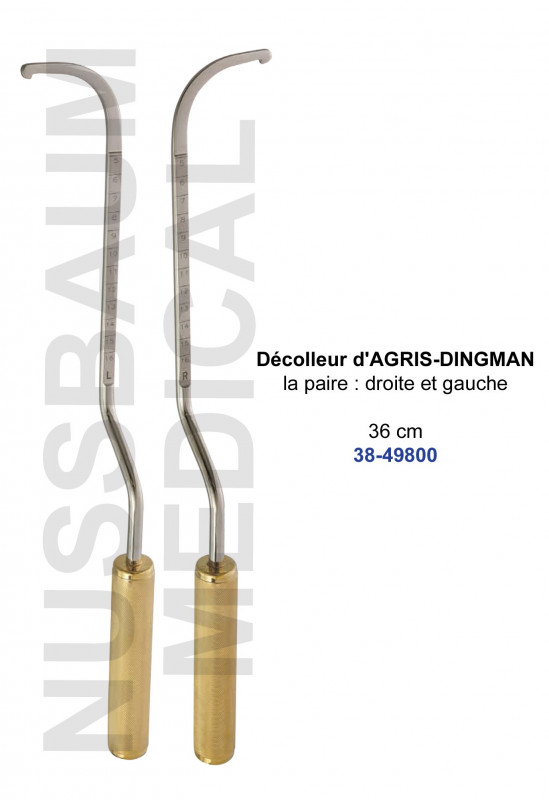 Décolleur Agris-Dingman 36 cm, la paire