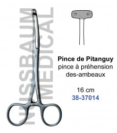 Pince Pitanguy à préhension de lambeaux distribuée par Nussbaum Médical