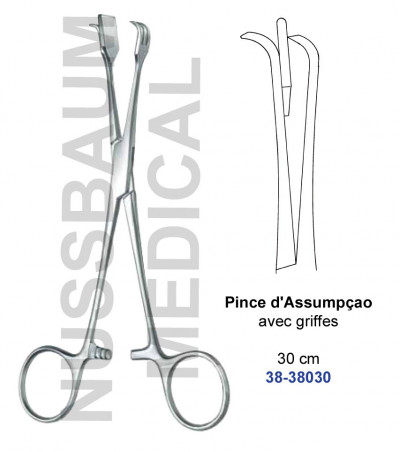 Pince Assumpçao avec griffes distribuée par Nussbaum Médical