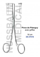 Pince Pitanguy avec griffes distribuée par Nussbaum Médical
