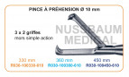 Inserts ø 10 mm pince à préhension 3x2griffes mors simple action