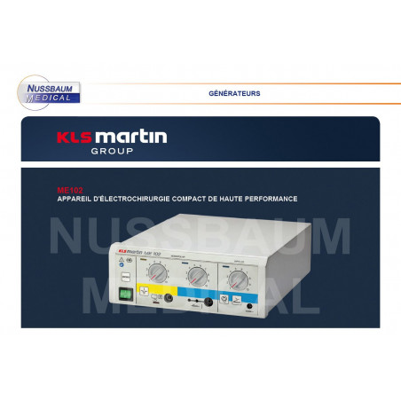 Générateur ME102 distribué par Nussbaum Médical