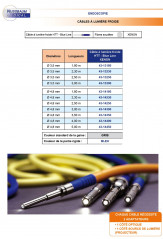 Câble à lumière froide à fibre optique HTT-Blue Line (Xenon) distribués par Nussbaum Médical