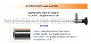 Endoscope avec Optique 0 degrés