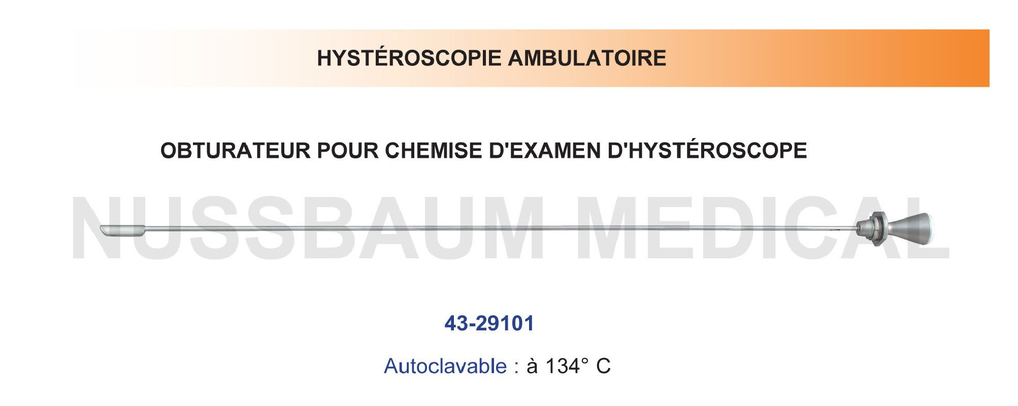 Chemise d'examen pour Hystéroscope Chemise d'examen pour Hystéroscope