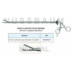Pinces à griffes pour fibrome