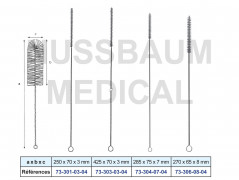 Brosses de nettoyage fines distribuées par Nussbaum Médical