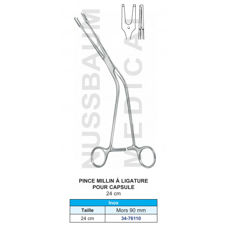 Pince Millin 24 cm porte-fil