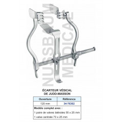 Ecarteur vésical de Judd-Masson distribué par Nussbaum Médical