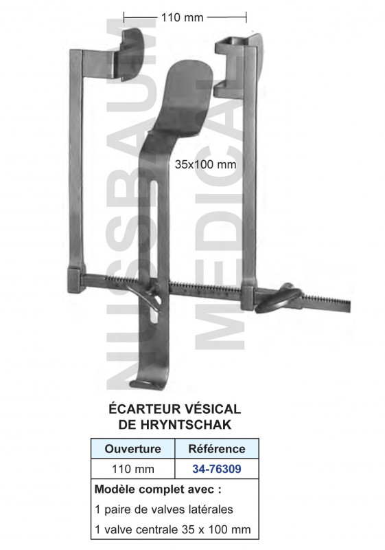 Ecarteur vésical de Hryntschak