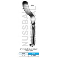 Spatule vésicale Legueu 27 cm distribuée par Nussbaum Médical