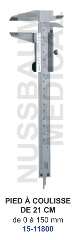 Pied à coulisse de 21cm