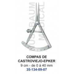 Compas de Castroviejo-Epker 9 cm distribué par Nussbaum Médical