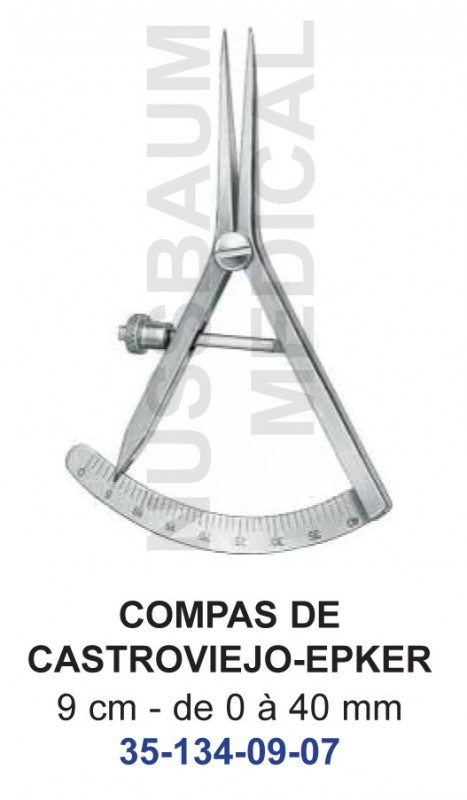 Compas de Castroviejo-Epker 9 cm