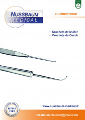 Crochets à Phlébectomie distribués par Nussbaum Médical