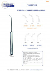 Fascicule Crochets à Phlébectomie