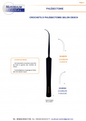 Fascicule Crochet à Phlébectomie