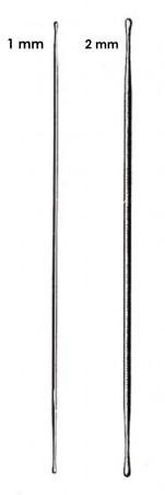 Stylets boutonnés diamètre 1 ou 2 mm distribuée par Nussbaum Médical