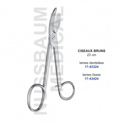 Ciseaux à plâtre Bruns distribués par Nussbaum Médical