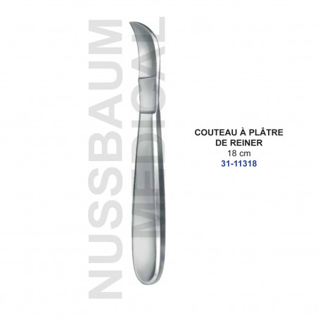 Couteau à plâtre Reiner distribué par Nussbaum Médical