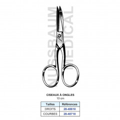 Ciseaux à ongles 10 cm