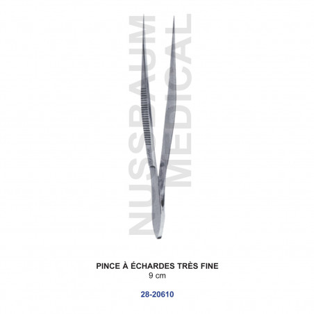 Pince à échardes très fine 10cm