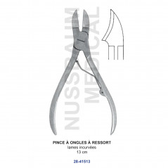 Pince à ongles à ressort