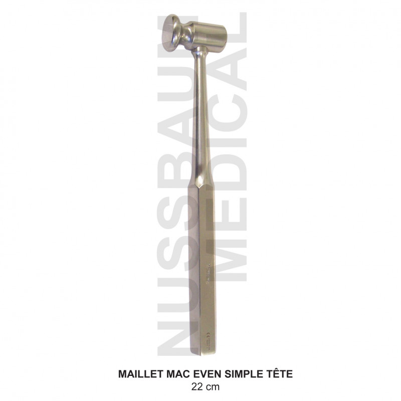 Maillet Mac Even simple tête 22 cm