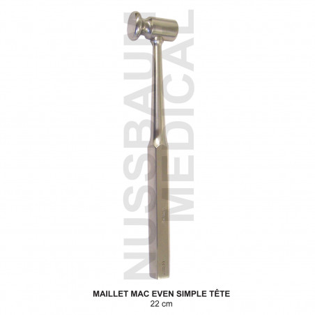 Maillet Mac Even simple tête 22 cm
