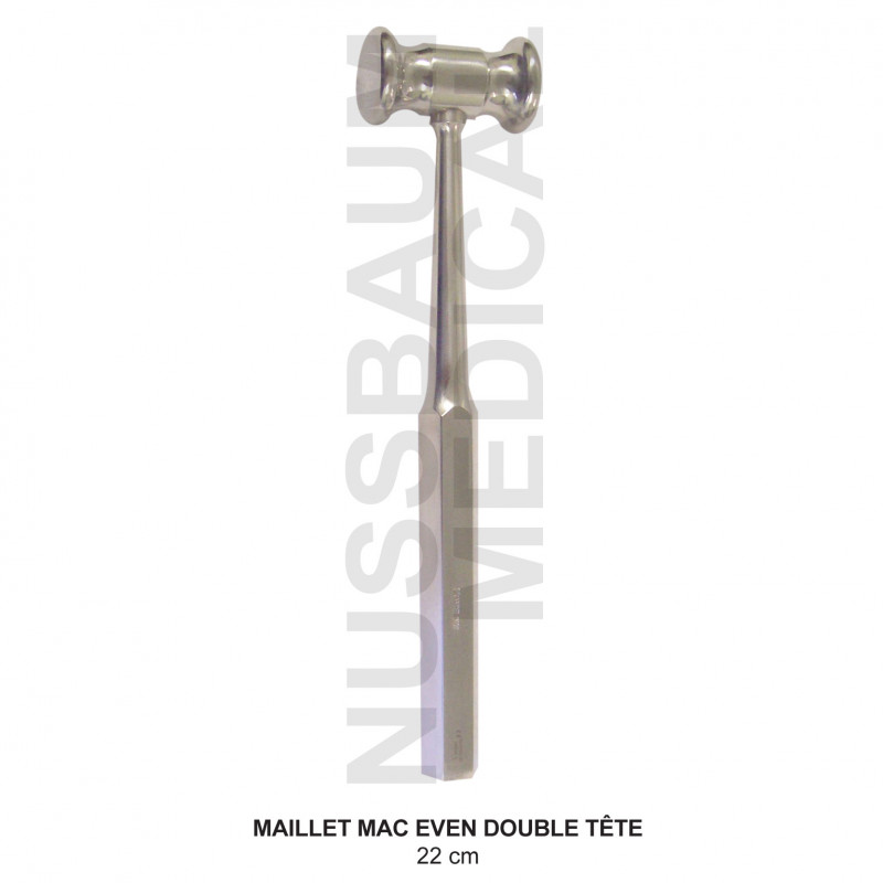 Maillet Mac Even double tête 22 cm