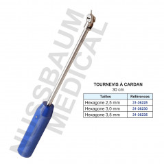 Tournevis à cardan 30 cm