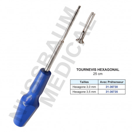 Tournevis hexagonal 250 mm