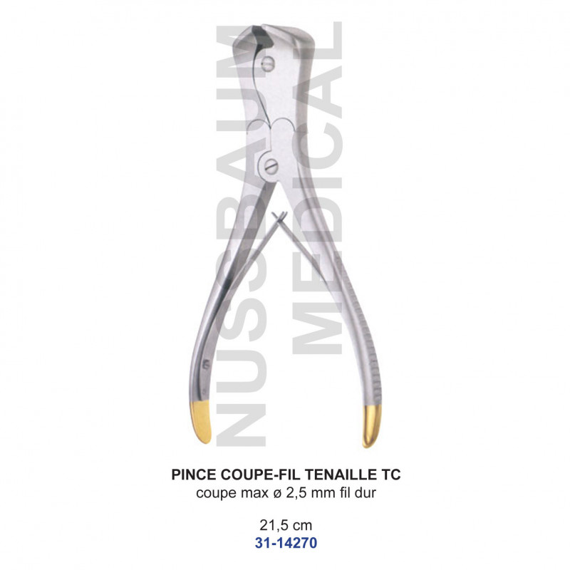 Pince coupe-fil tenaille 21,5 cm démultipliée Pince coupe-fil tenaille 21,5 cm démultipliée