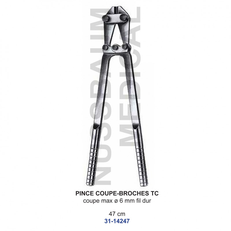 Pince coupe-broches 47 cm mors TC Pince coupe-broches 47 cm mors TC