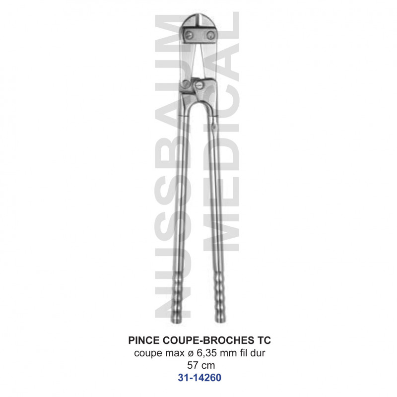 Pince coupe-broches 57 cm mors TC démontable