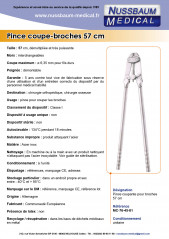 Pince coupe-broches 57,5 cm