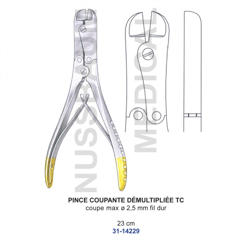Pince coupe-fil 23 cm démultipliée Pince coupe-fil 23 cm démultipliée
