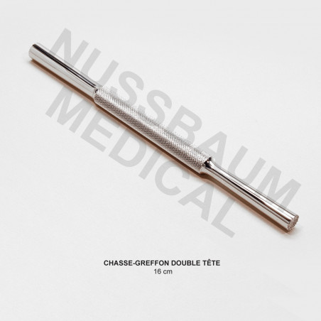 Chasse-greffon 16 cm double tête